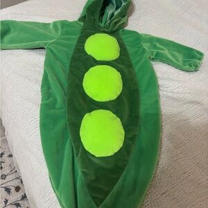 Green Pea Pod Kids Costume